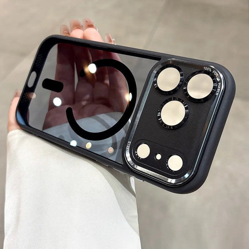 Transparent MagSafe Case with Plating Camera Protection for iPhone 17 /pro/Pro Max / iPhone Air