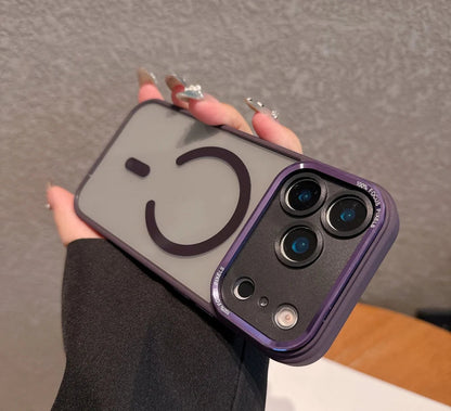 Transparent MagSafe Case with Plating Camera Protection for iPhone 17 /pro/Pro Max / iPhone Air