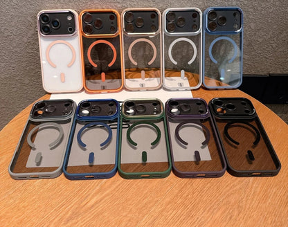 Transparent MagSafe Case with Plating Camera Protection for iPhone 17 /pro/Pro Max / iPhone Air