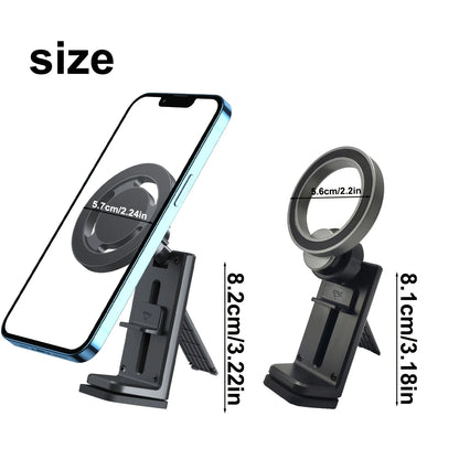 Magnetic Cell Phone Holder  Airplane Travel Essentials Phone Holder  Desktop Cell Phone Holder Tray Table Universal Phone Holder