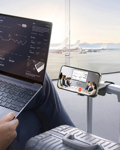 Magnetic Cell Phone Holder  Airplane Travel Essentials Phone Holder  Desktop Cell Phone Holder Tray Table Universal Phone Holder