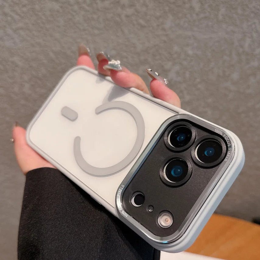 Transparent MagSafe Case with Plating Camera Protection for iPhone 17 /pro/Pro Max / iPhone Air