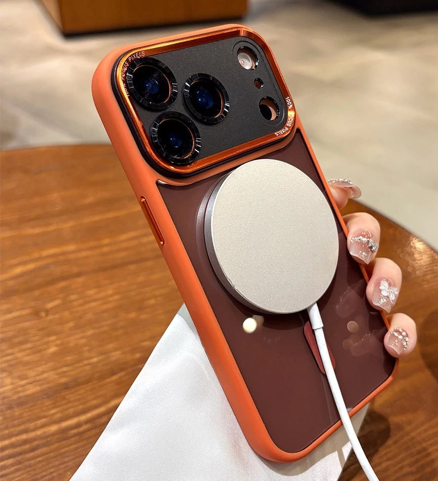 Transparent MagSafe Case with Plating Camera Protection for iPhone 17 /pro/Pro Max / iPhone Air