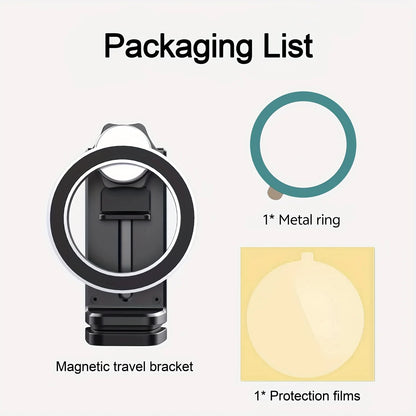 Magnetic Cell Phone Holder  Airplane Travel Essentials Phone Holder  Desktop Cell Phone Holder Tray Table Universal Phone Holder