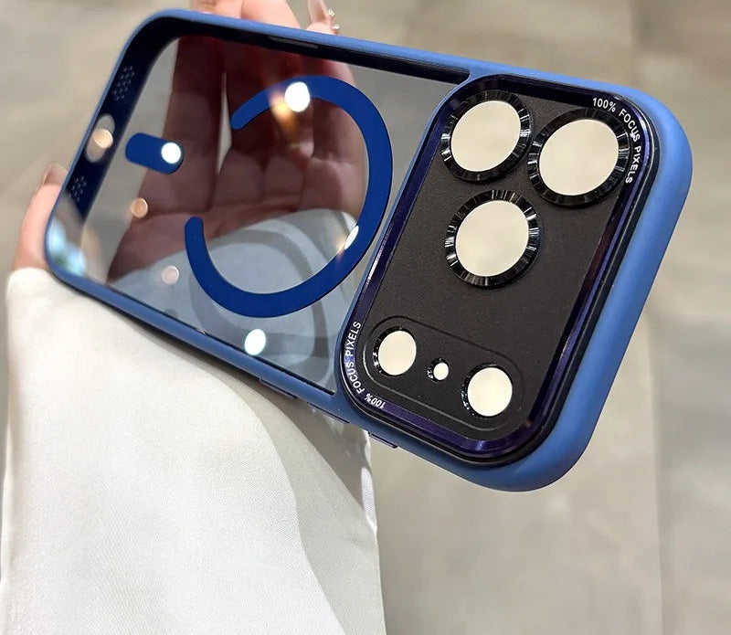 Transparent MagSafe Case with Plating Camera Protection for iPhone 17 /pro/Pro Max / iPhone Air